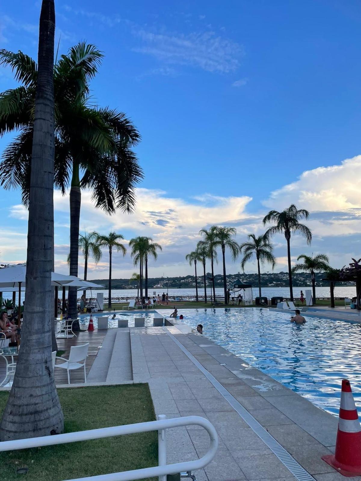 Estiloso Flat Brisas Do Lago Com Terraco 巴西利亚 外观 照片