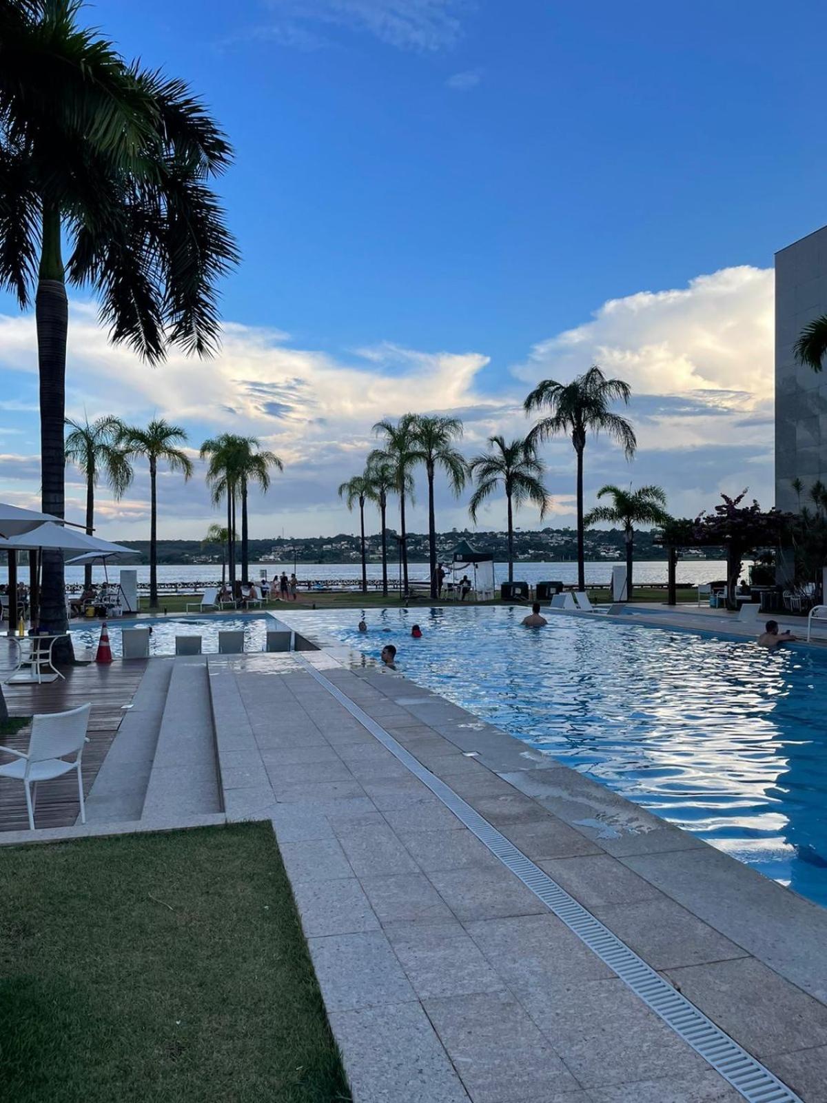 Estiloso Flat Brisas Do Lago Com Terraco 巴西利亚 外观 照片